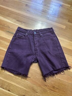 Vintage Levi's 501 Classic Denim in Deep Plum